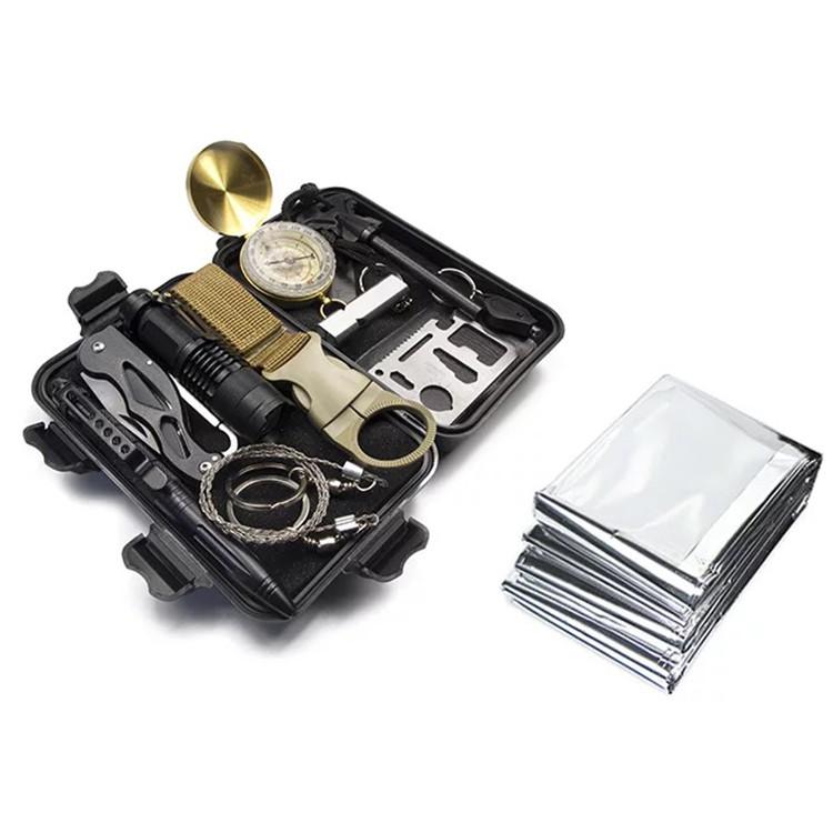 Комплекты снаряжения для выживания Fietong Patricia999, 13 ПК в 1, инструмент для экстренной помощи на открытом воздухе, SOS Overleven