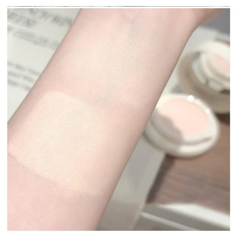 2 в 1 двухслойная пудра-кушон Clear Natural Lasting Brightening Gege Bear Makeup Concealer Loose Powder Cushion Cream