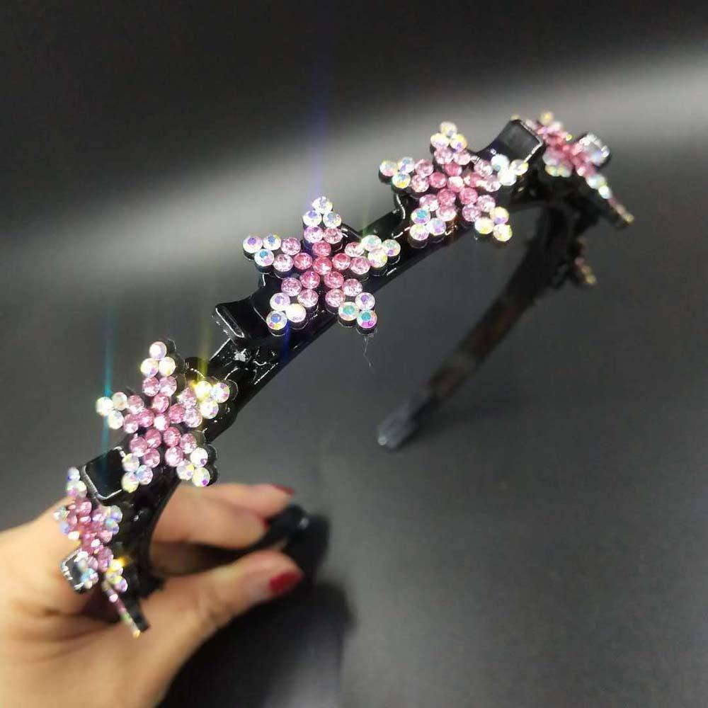 Элегантные резинки для волос с заколками Снежинка Звезда Стразы Заколка для челки Ободок Мерцающая повязка для волос Вечеринка