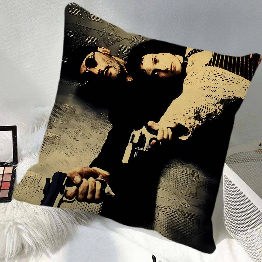 Classic Movie Leon The Professional Pillow Case Square Pillow Bedroom Sofa Leisure Comfort Cushion Car Home Decoration