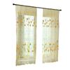 Window Voile Bright-colored Widely Applied Soft Texture Elegant Floral Printing Window Tulle Curtain for Living Room