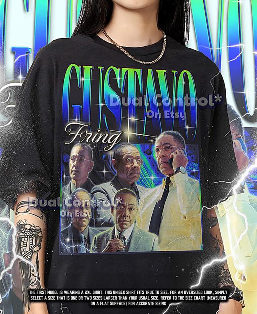 Gustavo Fring Shirt, Gustavo Fring Vintage Shirt, Gustavo Retro Tee, Fring Bootleg Tee, TV Villain Icon Style #saf