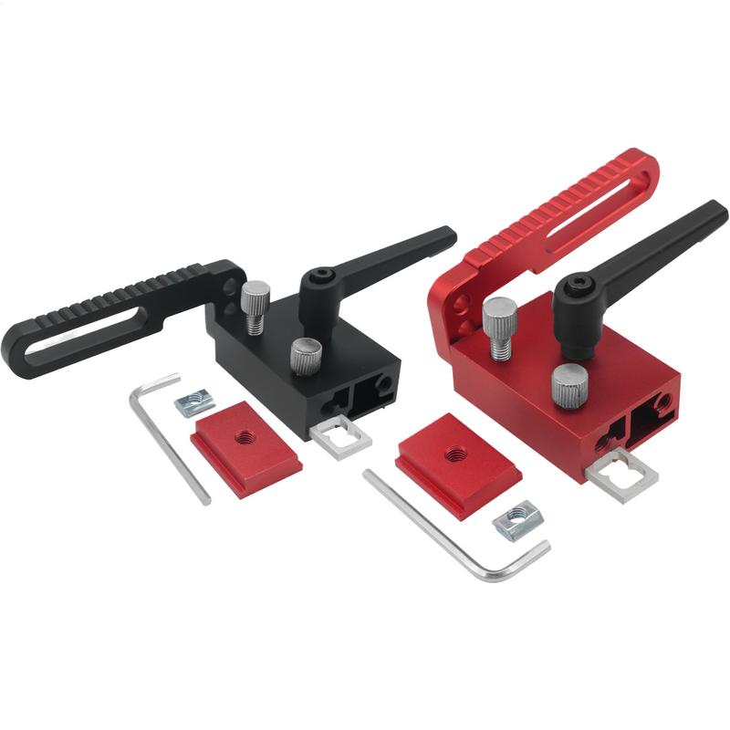 Упор для торцовочной пилы из легированной стали, Т-образный паз, регулируемая направляющая, откидной упор, устройство для точного ограничения длины, деревообрабатывающий инструмент