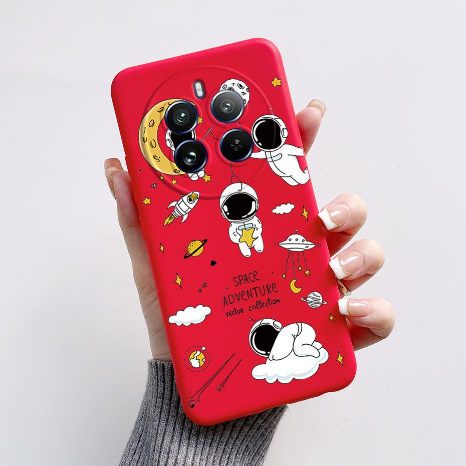 Чехол для OPPO Realme 12 Pro Realme 12 Pro Plus + 5G RMX3840 Чехол для телефона Милый Кролик Панда Задняя Матовая Мягкая Защитная Крышка Fundas