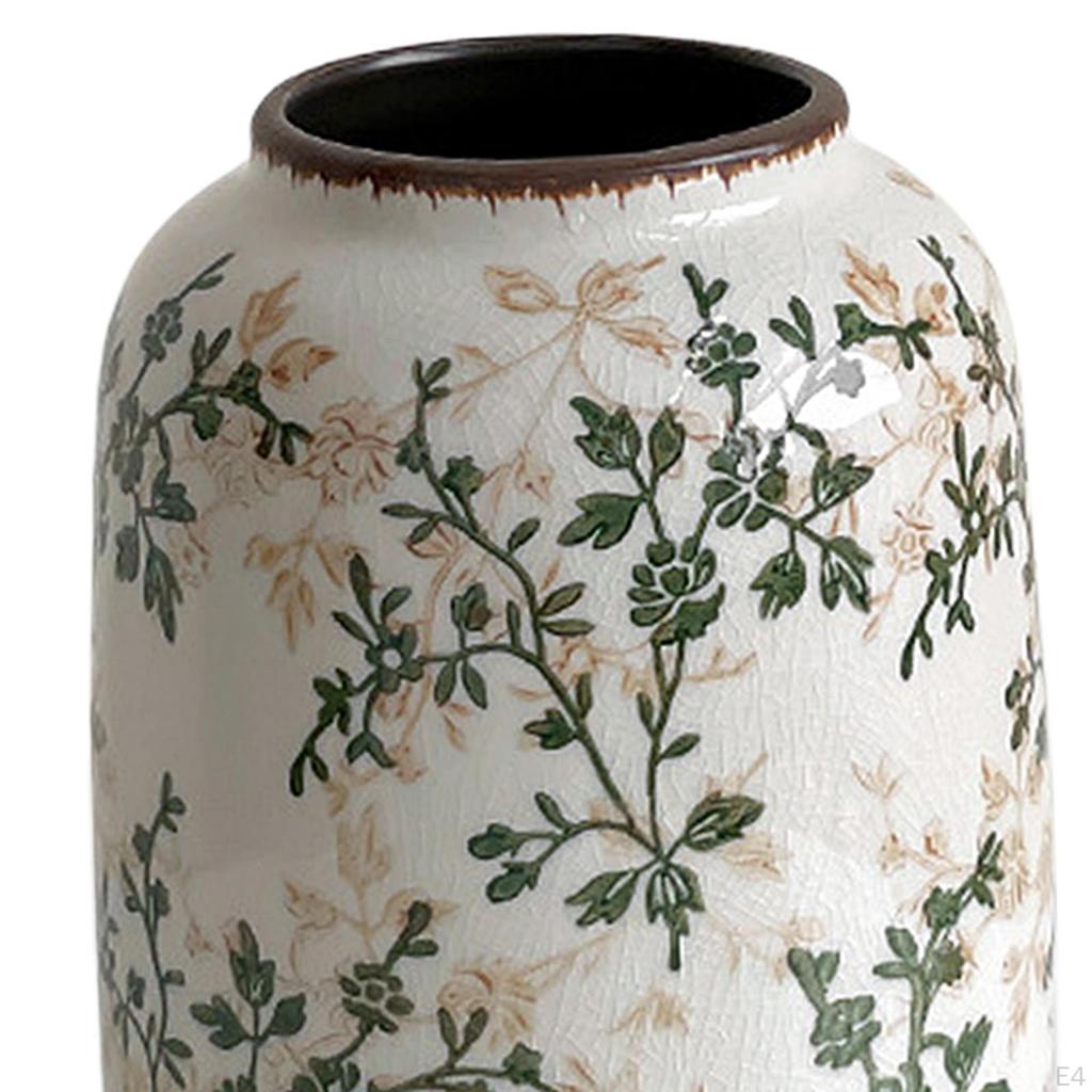 Керамическая китайская цветочная ваза фермерская декоративная