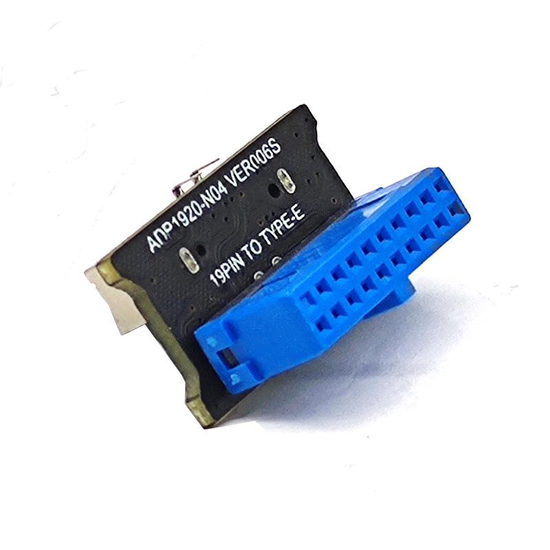 USB 3.0 Передняя 19-контактная на Type-C 3.1 Type-E 20-to-9-Pin Карта расширения Адаптер