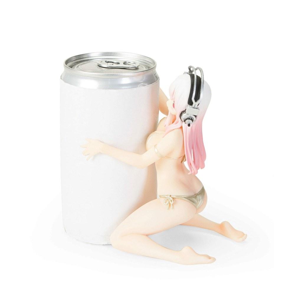 Фигурка Furyu Super Sonico 'Дружеское объятие' Золотой купальник Приз