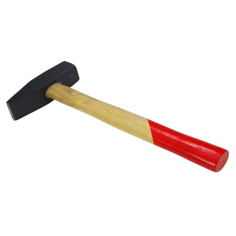 1kg locksmith' hammer with wooden handle
