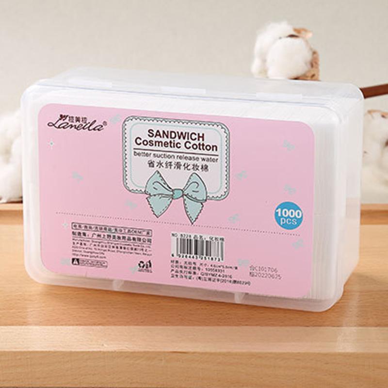 1000 шт./компл. одноразовые хлопковые салфетки для макияжа, мягкие подушечки для снятия макияжа, очищающая бумага для лица, салфетка для макияжа, косметический ватный диск