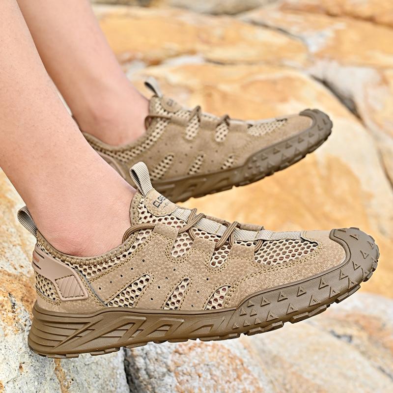 Модная летняя мужская обувь, дышащая кожа, повседневная обувь, мужские удобные мокасины, сетчатая мужская обувь, для ходьбы на открытом воздухе, zapatos