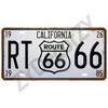 Винтажный Металлический Жестяной Знак Route 66 Машины Декор для Бара, Клуба, Шиномонтажа