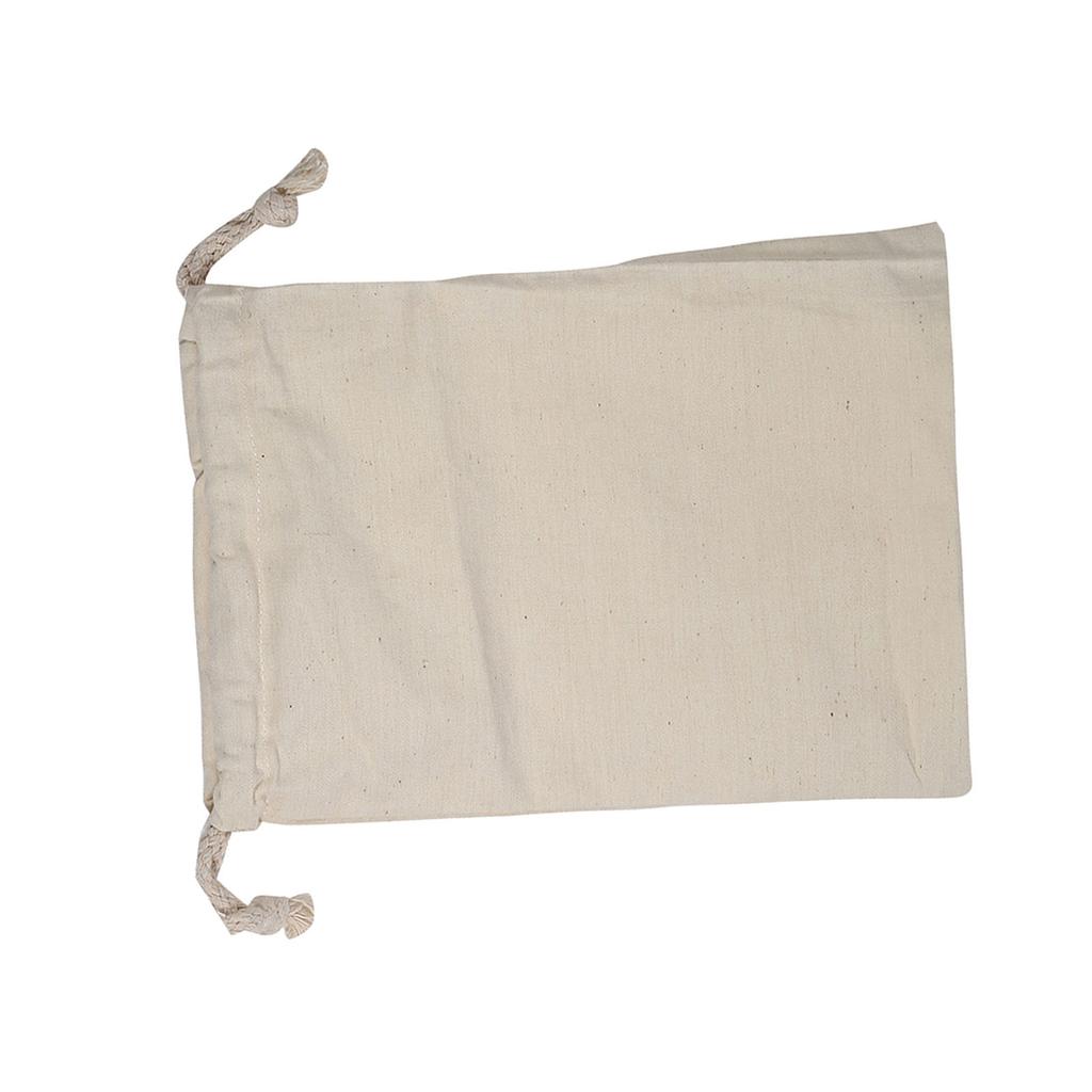 Бытовой простой хлопковый мешок для белья с завязками на шнурке для хранения вещей для путешествий и домашнего использования