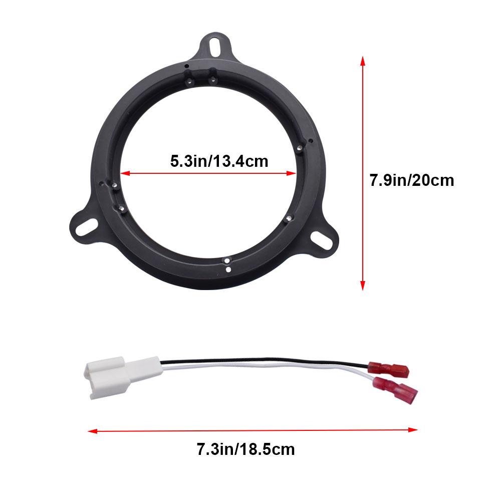 2 Pair Auto Car Rear Front Door Speaker Adapter Bracket Plate for Nissan 350Z 2003-2009 Altima Frontier Maxima Pathfinder Titan