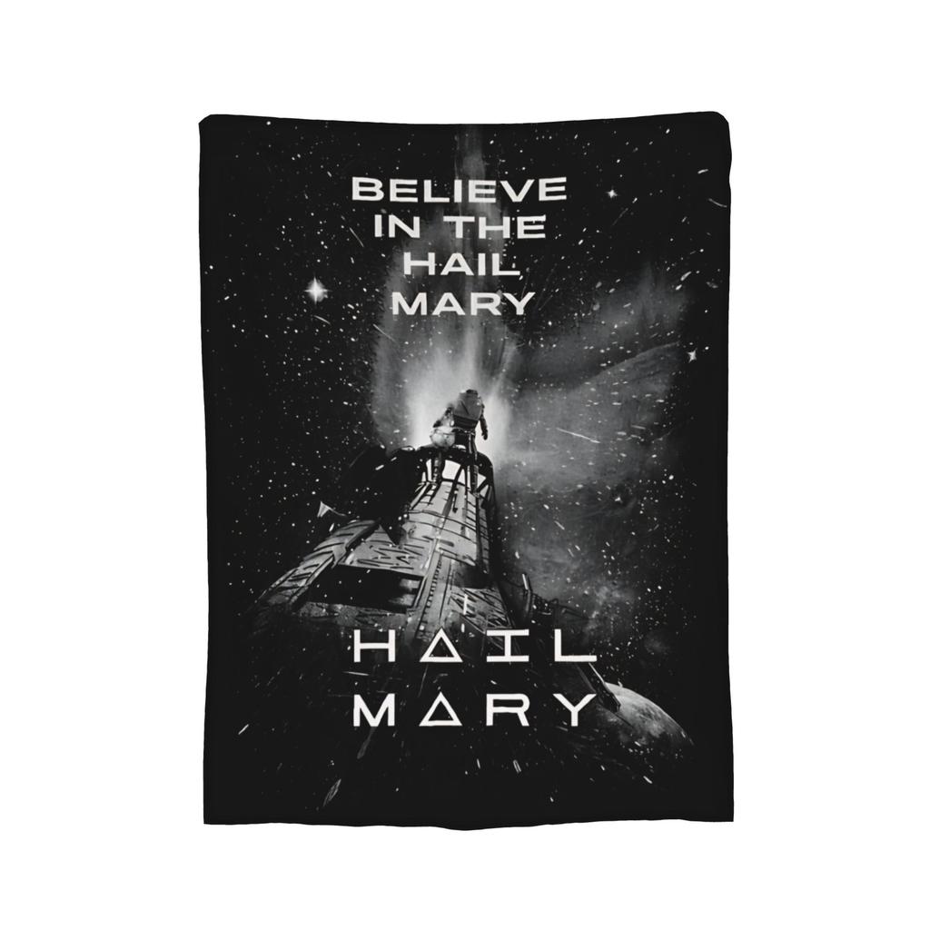 Project Hail Mary Rocky You Sleep I Watch Flannel Blankets Funny Throw Blanket for Home 125*100cm Bedspread,