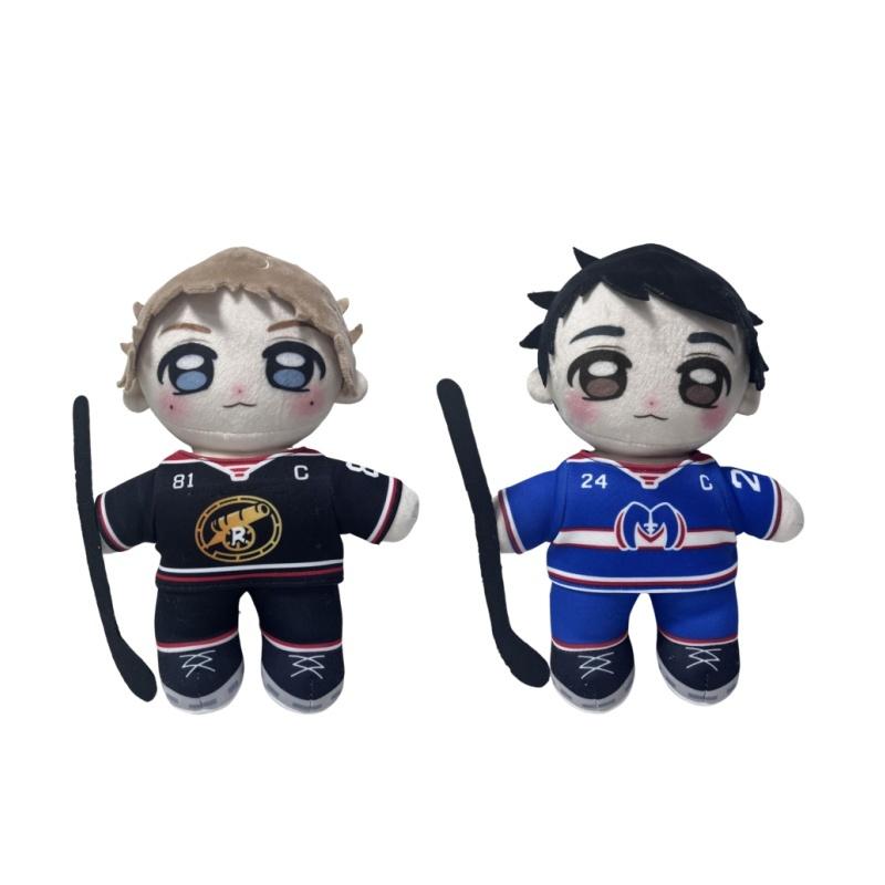 Movie TV Heated Rivalry Plush 25cm Couple Hollander Rozanov Plush Soft Stuffed Shane Ilya Plushie Pillow Doll Toy Fans Gift