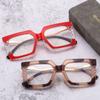 Негабаритные оправы для очков с защитой от синего света для женщин, модные квадратные прозрачные компьютерные оптические линзы, очки с прозрачными линзами
