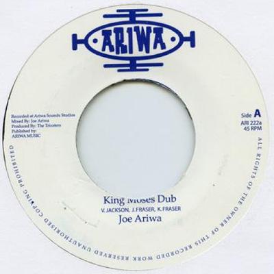 7-дюймовая пластинка JOE ARIWA - King Moses Dub / King Moses Version ARI222 Ariwa UK 2009 UK Регги, Ска и Даб