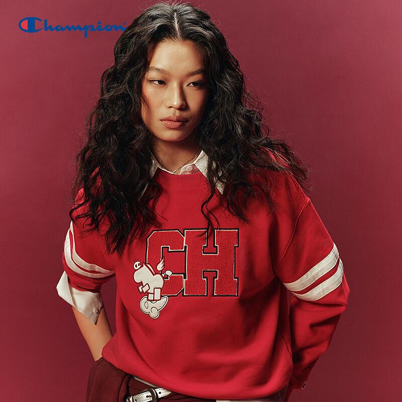 Champion Женская толстовка с круглым вырезом серии «Год Лошади»