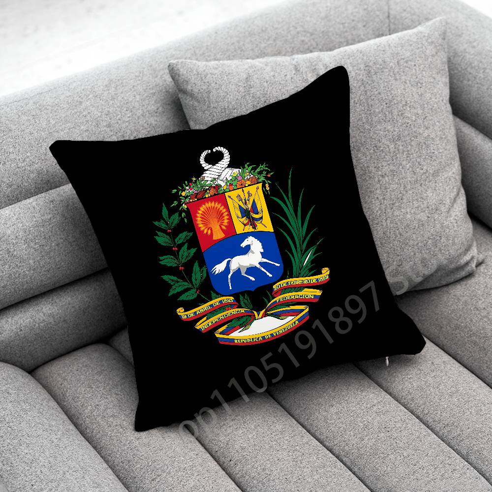 Venezuela Passport Flag Logo Throw Pillow Case For 55x55cm 40x40cm 45x45cm 50x50cm 30x30cm Square Office Pillowship Cover