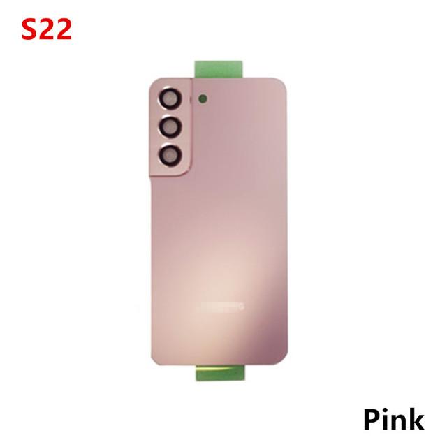 Корпус S908 для Samsung Galaxy S22 Ultra Plus S901 S906 5G Крышка аккумулятора Стекло Ремонт Задняя крышка Задняя + Логотип Объектив камеры