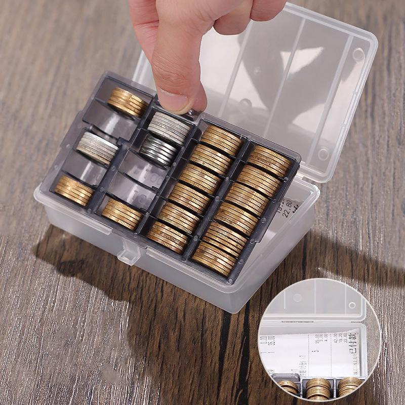 Коробка для монет Прозрачные круглые кейсы для монет Капсулы для хранения Витрины Защита Органайзер Коллекционные предметы Подарки Держатель