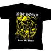 РАСПРОДАЖА Футболка черная унисекс Bathory band Satan My Master Хлопок Все размеры Унисекс Футболка