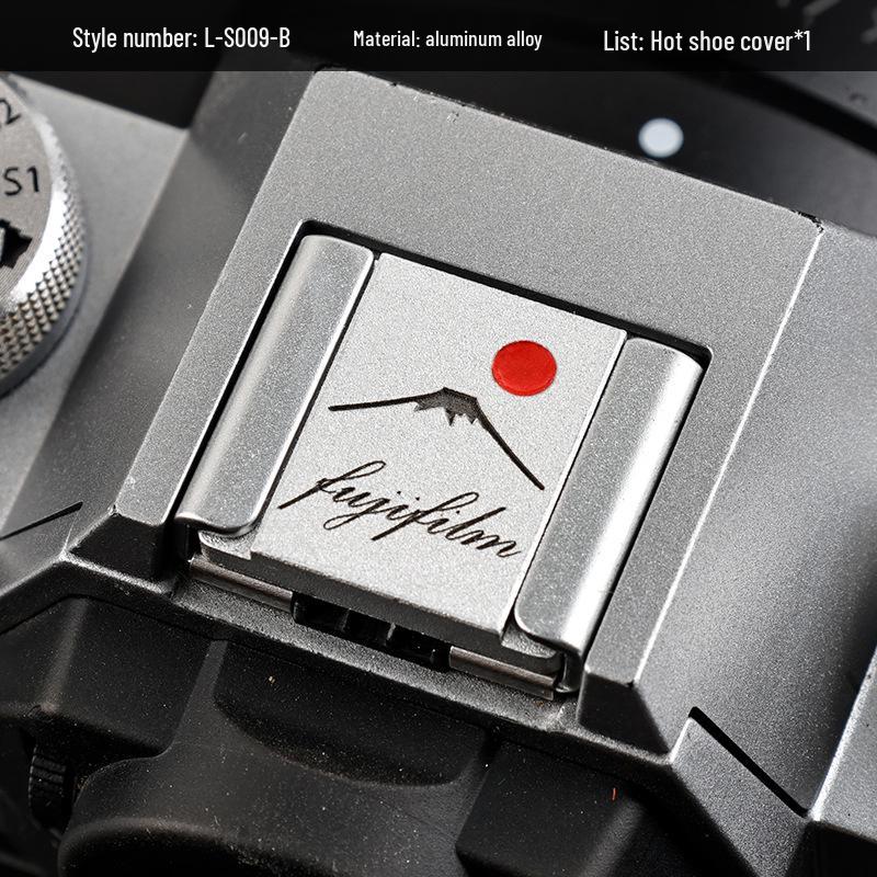 Hot Shoe Cover & Shutter Button Cap for Fujifilm XT50, X100VI, XT30 II, XM5, Nikon ZF Cameras