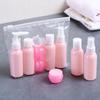 9pcs Refillable Bottle Set Empty Sub-Bottling Portable PE Hose Travel Lotion Cream Shampoo Shower Gel Skin Care Sample