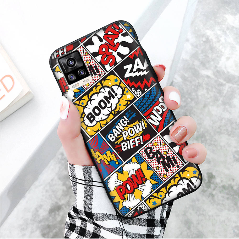 Черный чехол для Xiaomi Redmi 13C Note 9 iPhone XR 7 8 14 15 11 12 13 X XS Pro Max Samsung A25 S23 S24 FE Ultra Plus Boom Art