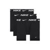Dri-FIT Essential Logo Print Quick-Dry Boxer Shorts 3-Pack Men Bottoms Black DV3956-014