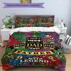 Love Dad Always 3‑Piece Bedding Set,Soft Duvet Cover with 19 Pillowcases,Multi‑Scene Home Dorm Use,Ideal Gift for Birthday & Holiday