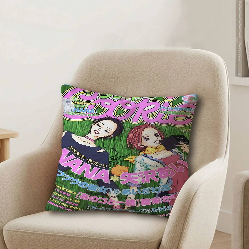 NAna Anime Black SStone cm Cushion Cover Pillow Cover Decor Pillowcase Home Pillowcase for Couch Pillow