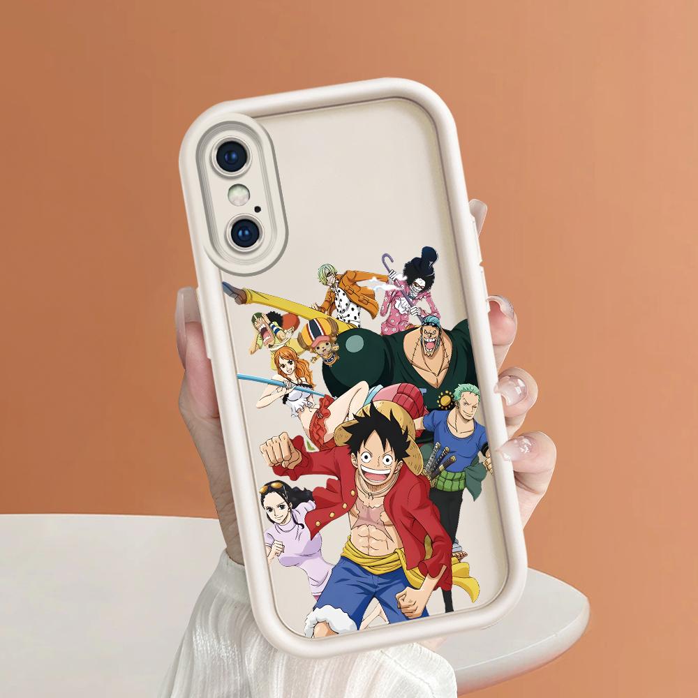 Модный квадратный чехол для телефона Luffy для Realme OPPO Reno VIVO Infinix Tecno Oneplus, полный чехол для камеры, противоударный защитный резиновый чехол