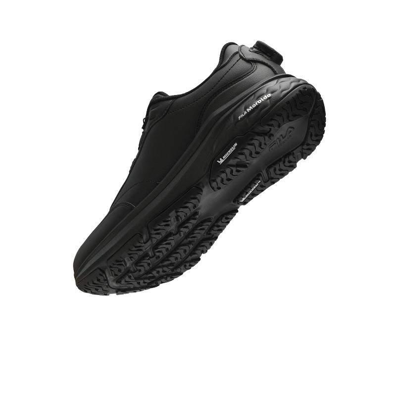 Fila BOA NUVOLE 2 Устойчивые к истиранию Низкие Беговые кроссовки Мужские Черные A12M511120FBK