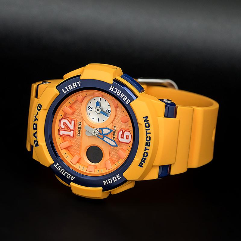 Casio Женские часы BABY-G Желтые BGA-210-4B BGA-210-4B