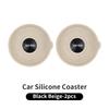 Waterproof Car Coaster Silicone Anti-slip Mat Interior Accessories For Volvo XC90 XC60 S60 V40 V50 V60 T6 XC40 V70 V90 S90 S80