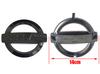 CGANEI1 1pcs 3D Nissan old ABS 13cm 14cm 15cm Car Front logo Front grill Car front hood Emblem sticker styling Accessories