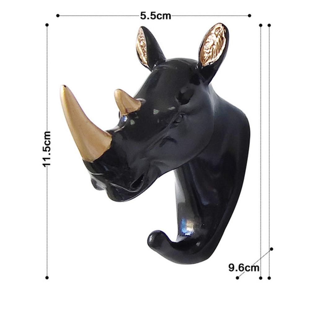 Крючок в виде головы оленя с изображением животных, настенная вешалка, вешалка для одежды, держатель для ключей, декор, ключи, одежда, шляпа, настенная вешалка