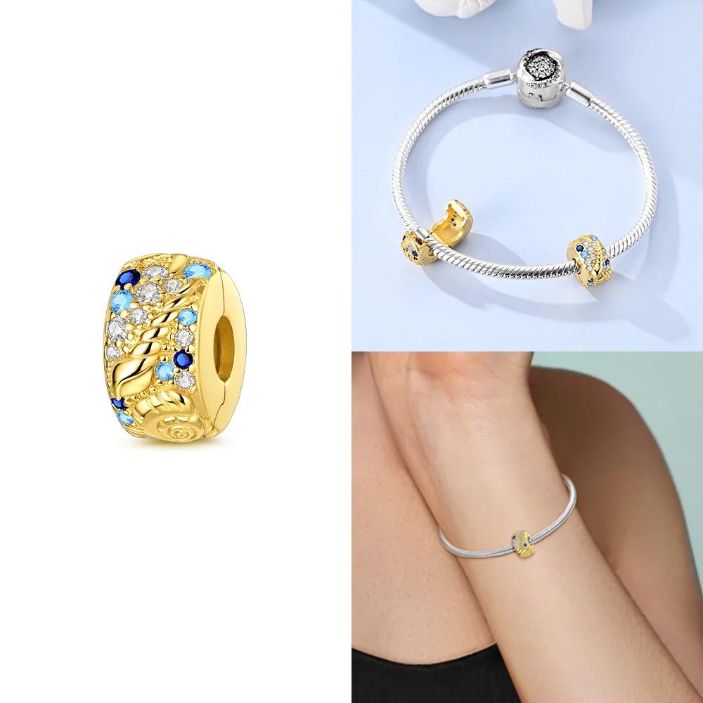 Exquisite Copper Original Gold Butterfly Maple Leaf Heart Charms Beads Fit Bracelet Women Jewelry Diy Accessory Gifts