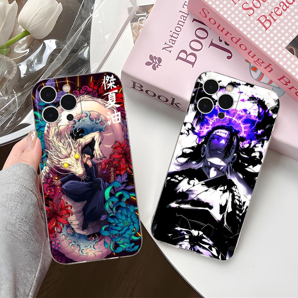 Чехол для телефона Jujutsu Kaisen Geto Suguru для iPhone 17 16 15 14 13 12 11 X XR XS Air Pro Max Plus Mini Прозрачный Цветной Чехол Cover