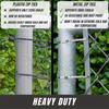 20pcs 10in Stainless Steel Zip Ties | Rustproof Heavy Duty Cable Ties for Automotive, Machinery, Outdoor