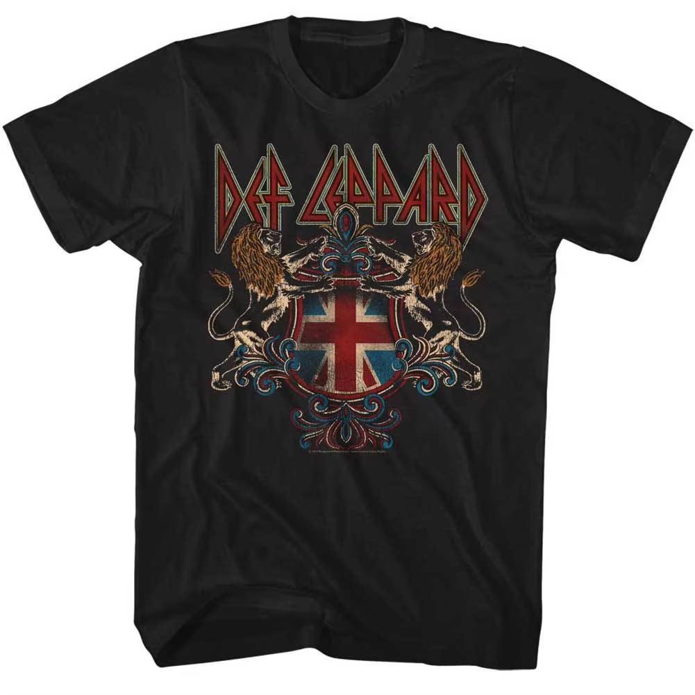 Летняя Модная Футболка Унисекс Винтажный Топ Def Leppard Тур '88 Футболка Хип-Хоп Уличная Одежда Оверсайз Футболка Y2K Готический Хлопковые Футболки