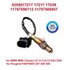 17217 Front Oxygen Sensor for MINI Citroen C2 C3 C4 C5 DS3 DS4 Peugeot PARTNER 207 308 508 0258017217 11787590713 11787560957
