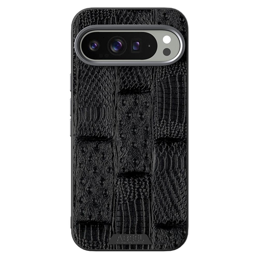 ABEEL Чехол для Google Pixel 9 Pro/Pixel 9, совместимый с MagSafe, текстура зверя, микроэмбоссированная задняя крышка