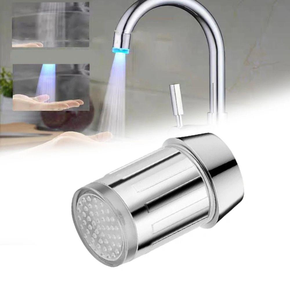 1/3/7 Colors Temperature Control Faucet Color Changing Temperature Sensor Shower Tap  Tap Sink