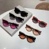 Non-polarized Cat Eye Sunglasses New In Hollowed Rim Gradient Women Shades Fashion Luxury Brand Design Vintage Travelling Eyewear