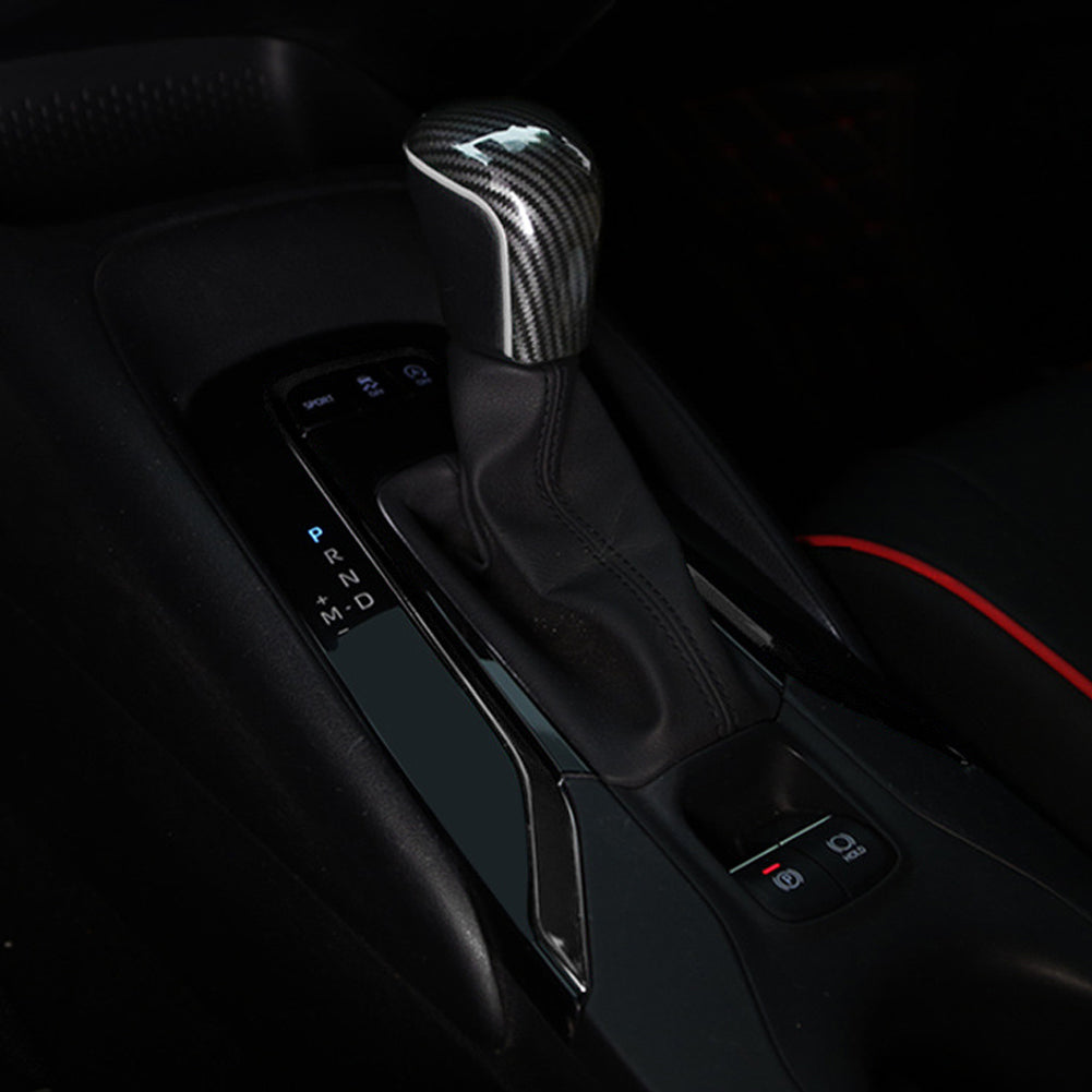 Крышка головки переключения передач салона автомобиля, двухцветная накладка на головку переключения передач для Toyota Corolla 2019 2020 2021, аксессуары