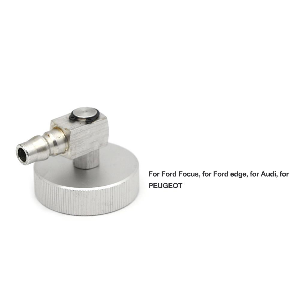 Aluminum Alloy Car Master Cylinder Brake Bleeder Cap Adapter for Manual Brake Power Fluid Bleeding Pneumatic Brake Fluid Bleeder