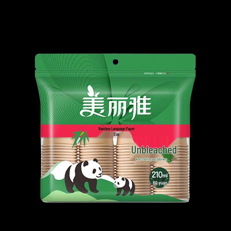 Одноразовые бумажные стаканчики Meiliya Bamboo Whisper