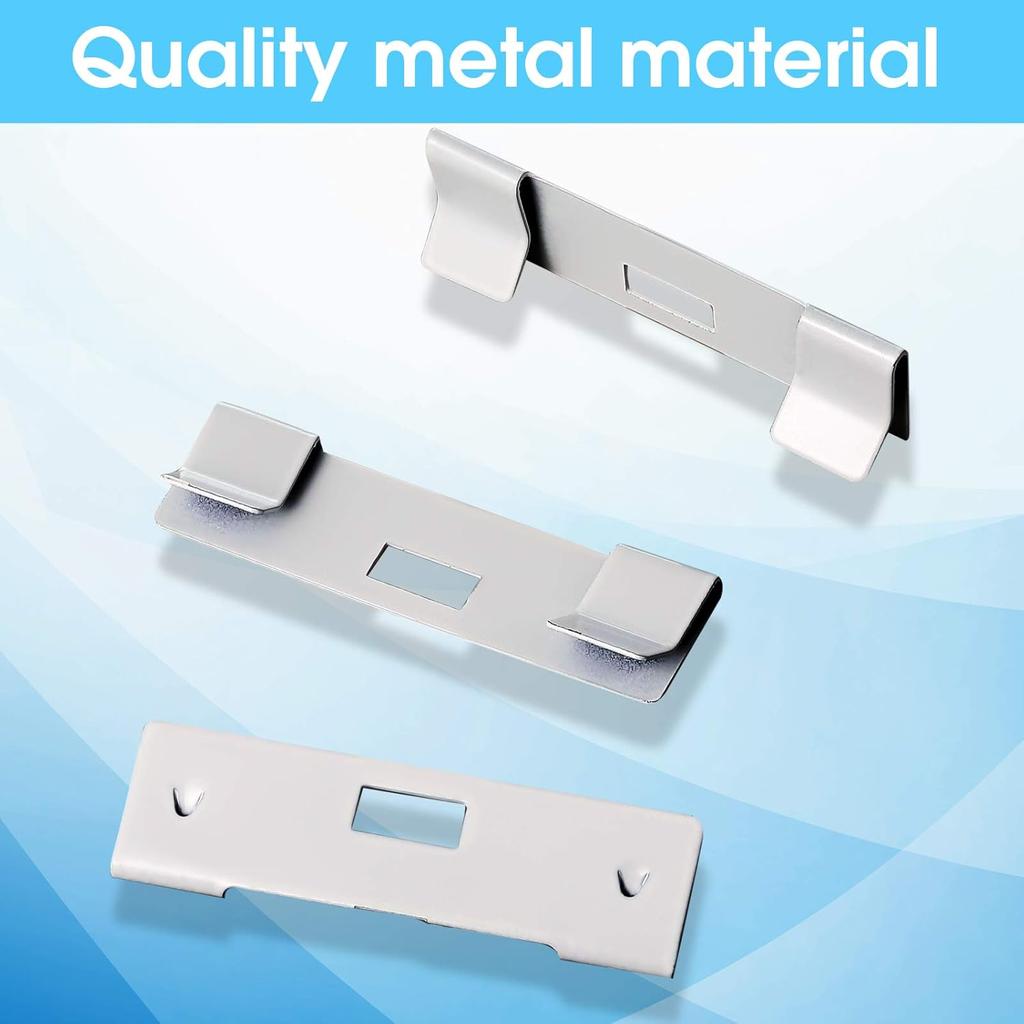 80 Pieces Vertical Blind Repair White Vane Savers Blind Repair Clips Window Replacement Slats for Fixing Vertical Window Shades Slats